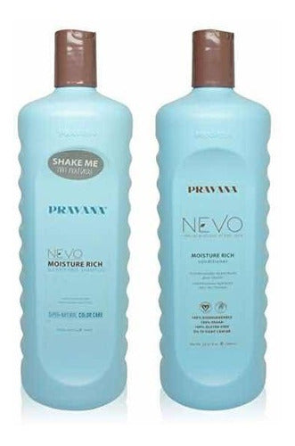 Pravana Nevo Moisture Rich Kit Shampoo Y Acondicionador 1l