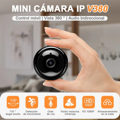 Mini Cámara Ip Smart Wifi Visión Nocturna 2mp 1080p