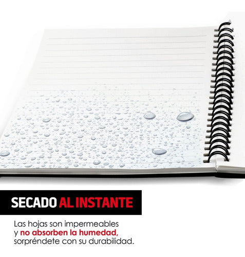 Cuaderno Inteligente Reutilizable 50 Hojas 3 Plumas Redlemon