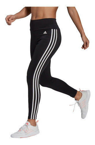 adidas Designed To Move High-rise 3-stripes 7/8 Sport Tights