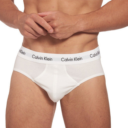 Calzón Hip Brief Calvin Klein Hombre Pack 3