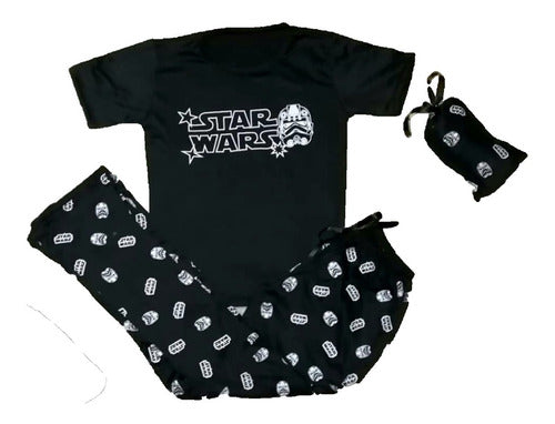 Pijama De  Mujer De  Star Wars Starwars Pantalón Y Blusa