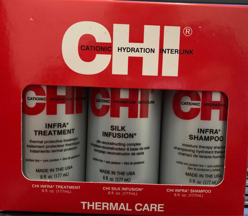 Chi Thermal Care Infra Shampoo Silk Infusion Infra Treatment