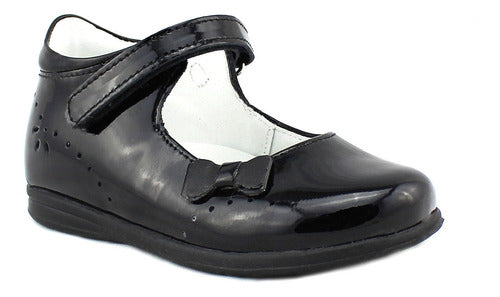 Calzado Zapato Niña Coloso 917 Negro Charol Piel Escolar