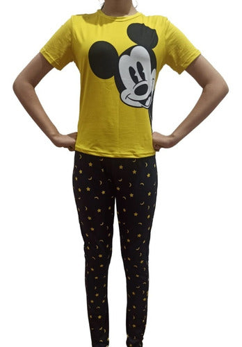 Pijama Para Dama Juvenil Mickey Mouse Regalo Para Dormir