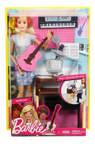 Barbie Muñeca Juego De Música + Accesorios, 2019