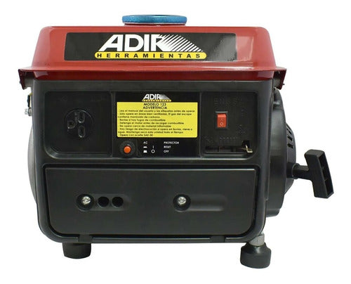 Generador Portátil A Gasolina 1.5 Hp Adir 123 120v