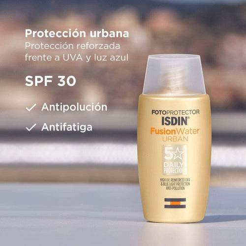 Isdin Fotoprotector Facial Fusion Water Urban Spf 30, 50 Ml