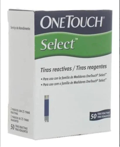 100 Tiras Reactivas One Touch Select
