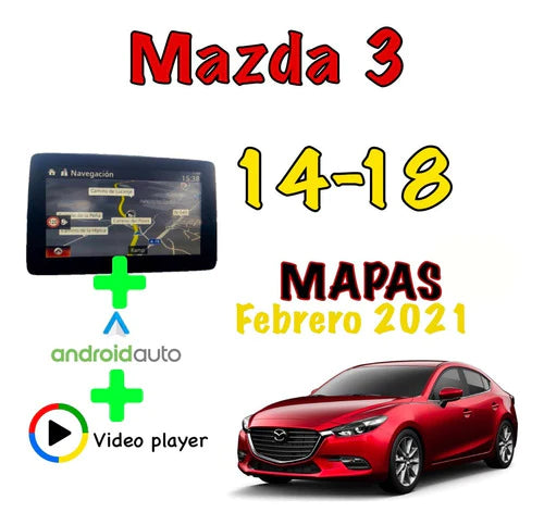 Tarjeta De Navegación Mazda 3 2014-2018+ Android Auto+ Video