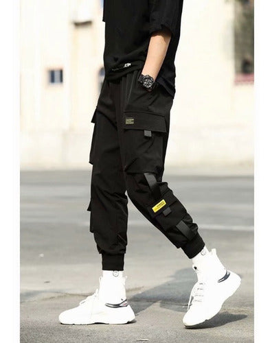 Joggers Hip Hop De Hombre Cargo Pantalones Streetwear
