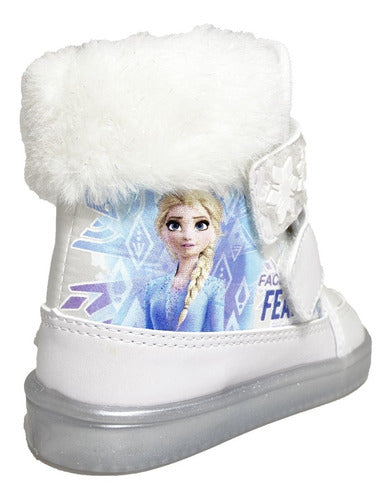 Bota Para Niña Invierno Con Peluche Frozen Disney