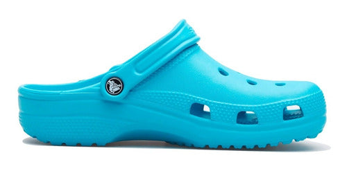 Sandalias Crocs Mujer Azul Aqua Classic Clog Style 100014sl