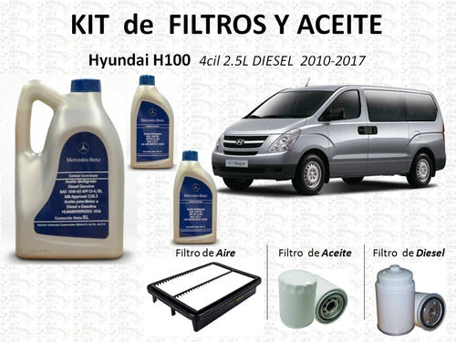 Hyundai H100 Van - Kit De Filtros Y Aceite