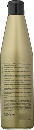 Salerm ® Shampoo Nutrient Anticaída Cabello Línea Oro 1000ml