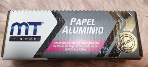 Papel Aluminio Mt Premium Para Tinte 50 Metros