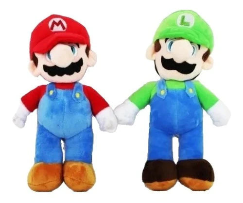 Mario Bros Peluche Original  Pack Mario Y Luigi