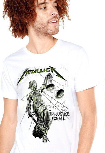 Camiseta Playera Toxic Metallica Lady Justice