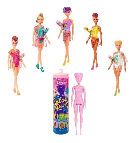 Barbie Color Reveal Comida 7 Sorpresas 4 Accesorios