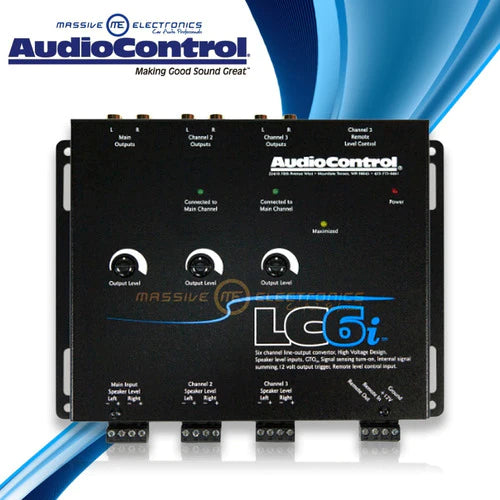 Convertidor De Alta-baja Audiocontrol Lc6i 6 Canales Hi-low