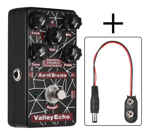 Valley Echo - Pedal Para Guitarra (aleación De Aluminio, 3