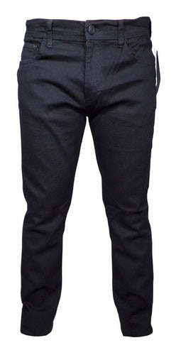 Jeans Pantalón Semi Entubado Stretch 3 Piezas Para Hombre
