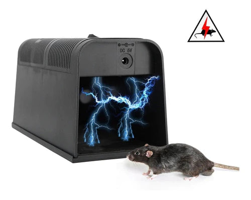 Trampa De Descarga Eléctrica Para Ratas Y Ratones Alto Volt.