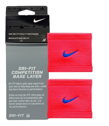 Muñequeras Nike Dri Fit  - Stealth -  Par