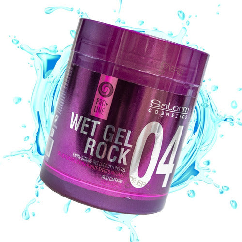 Salerm ® Wet Gel Rock 04 Strong Hold Proline Mojado 500ml