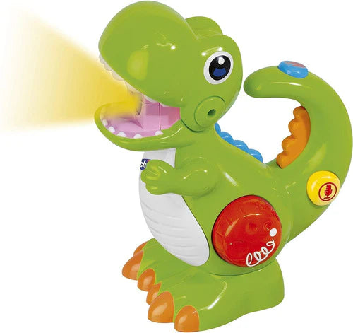 Juguete Dino Chicco T-rex Grabadora Sonidos