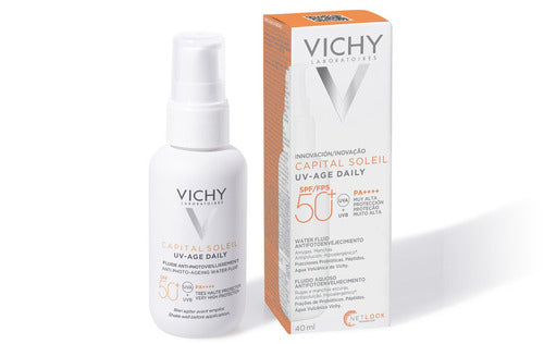 Bloqueador Solar Vichy  Anti Edad Para Rostro C/ Vitamina E