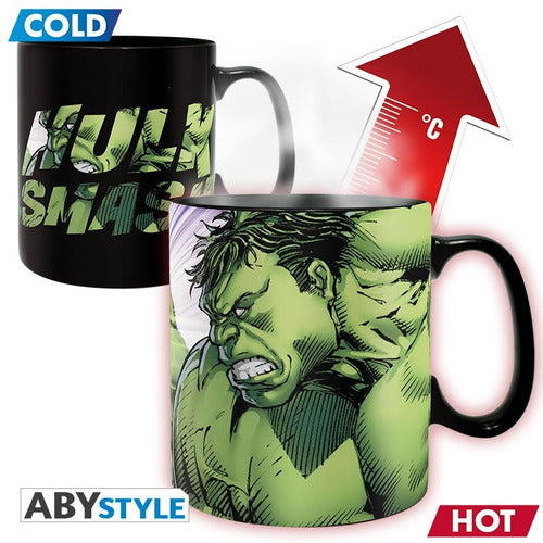 Taza Cambio De Color Hulk Smash - Marvel - Abystyle- Oficial