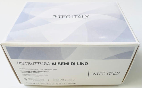 Ampolletas Ristructtura Semi Di Lino Tec Italy Caja C/12 Amp