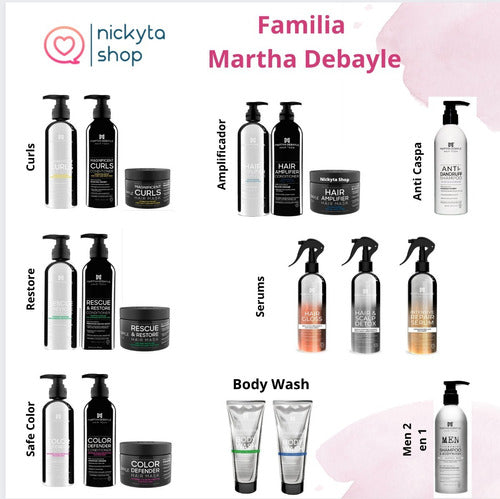 Shampoo Martha Debayle Anti-dandruff Anti Caspa  450 Ml