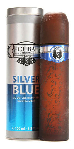 Cuba Silver Blue 100ml Edt Spray De Cuba