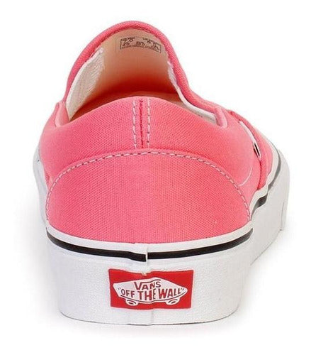 Tenis Vans Classic Slip-on Pink Mujer Skate Deportivo