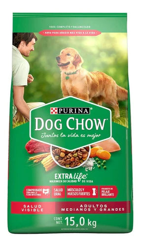 Alimento Para Perro Dog Chow Razas Grandes 15 Kg