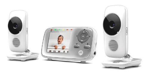 Monitor De Video Motorola Con 2 Cámaras Para Bebes