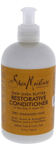 Condicionador Sheamoisture Raw Butter Reparar Hidrata