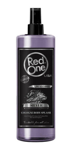 Loción After Shave Red One Colonia Post Afeitar 400ml Silver