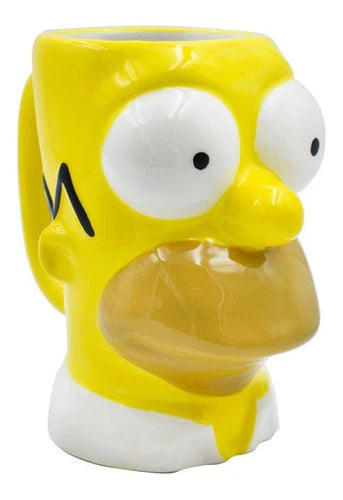 Taza Homero Simpson 3d Los Simpsons Ceramica Zak Design