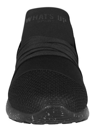 Tenis Sport What´s Up Para Mujer Textil Negro 152758