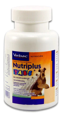 Vitaminas Para Perros Nutriplus Tabs  30 Tabletas