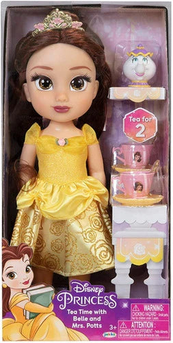 Princesa Bella Disney, Muñeca Con Accesorios Sra Pots 36cm