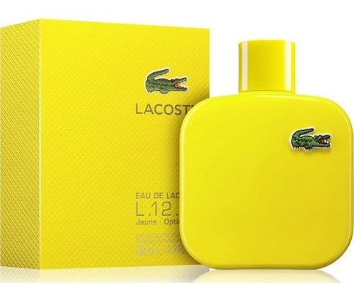 Perfume Lacoste L.12.12 Jaune-optimistic Edt 175ml Nuevo