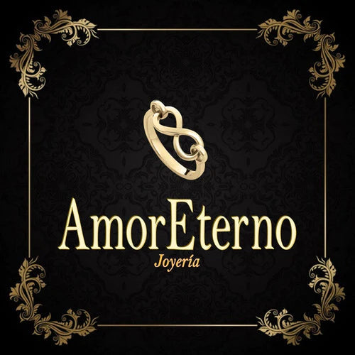 Amor Eterno - Aretes Largos / Oro Sólido 10k