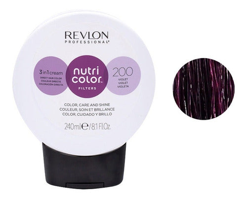 Mascarilla Revlon Nutri Color Filters 200 Violeta 240ml