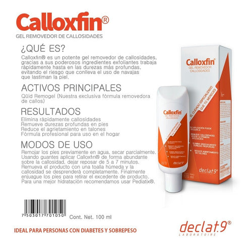 Kit 3 Calloxfin Potente Gel Removedor De Callosidades