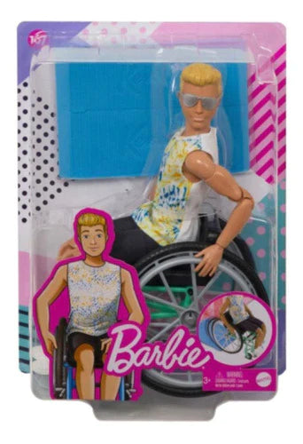Barbie Ken Fashionista Silla De Ruedas Gwx93