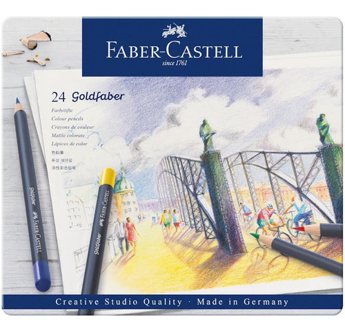 Faber-castell - Lapices De Color Para Arte Goldfaber X 24
